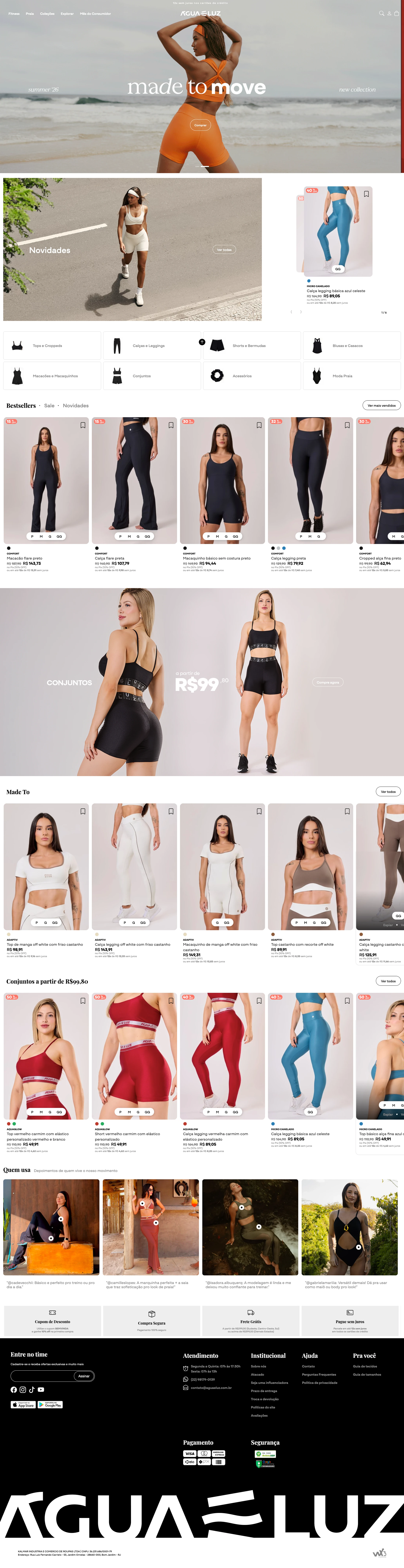 Água e Luz — desktop