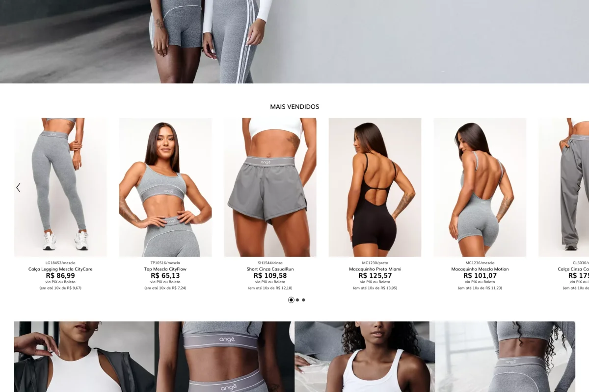 Case Angê - E-commerce de moda