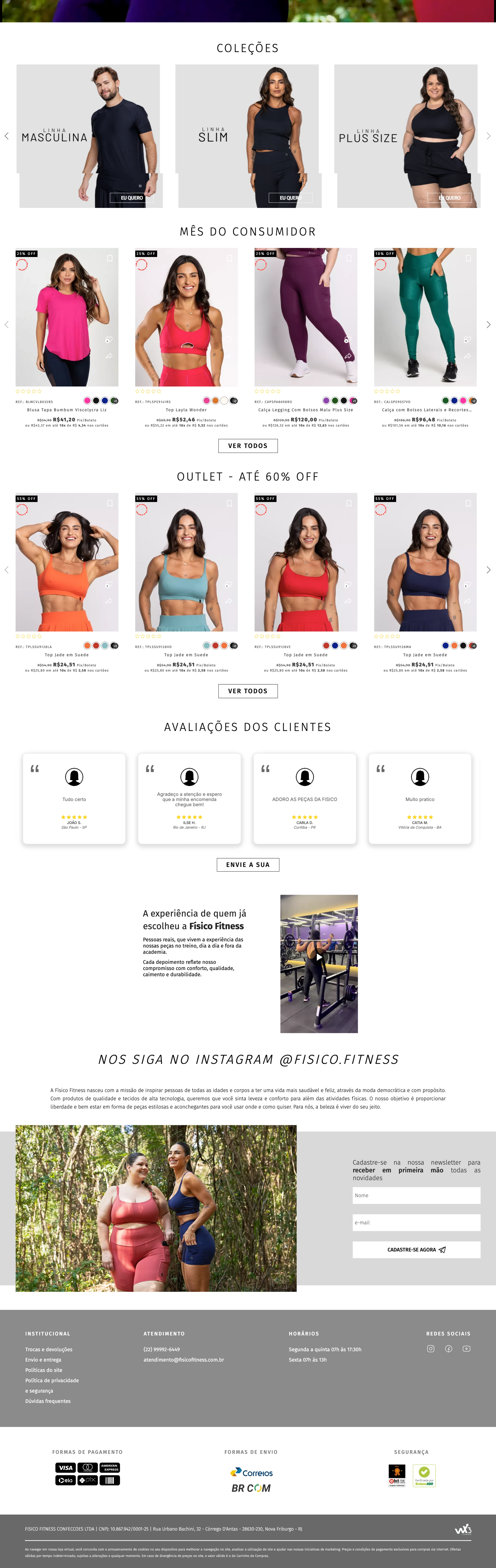 Físico Fitness — desktop
