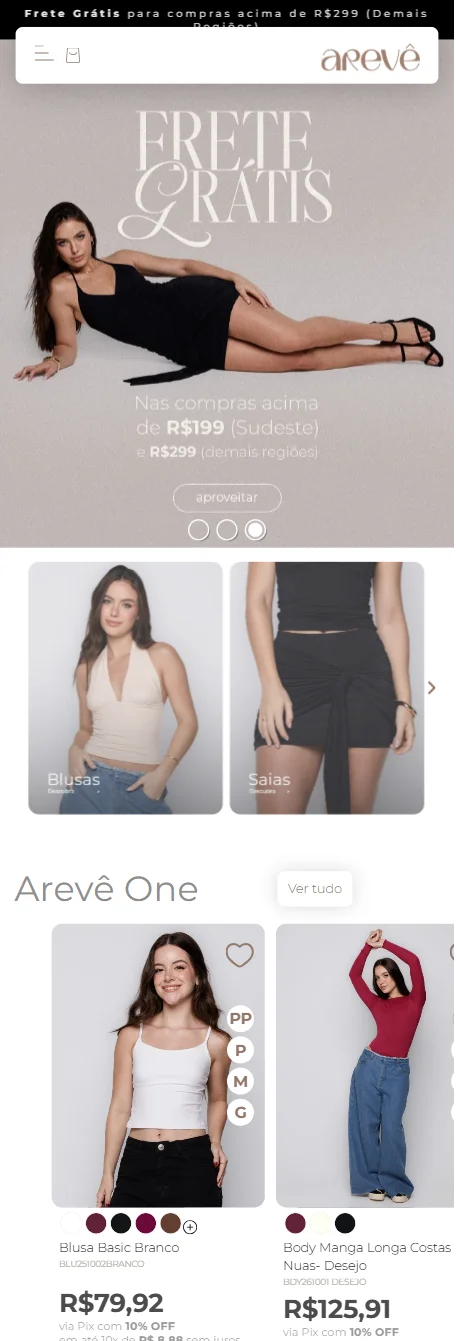 Arevê — mobile