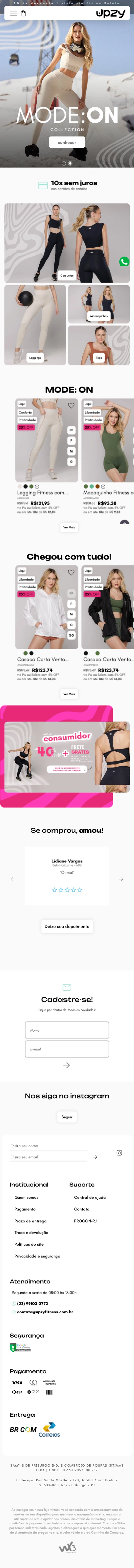 Upzy Fitness — mobile